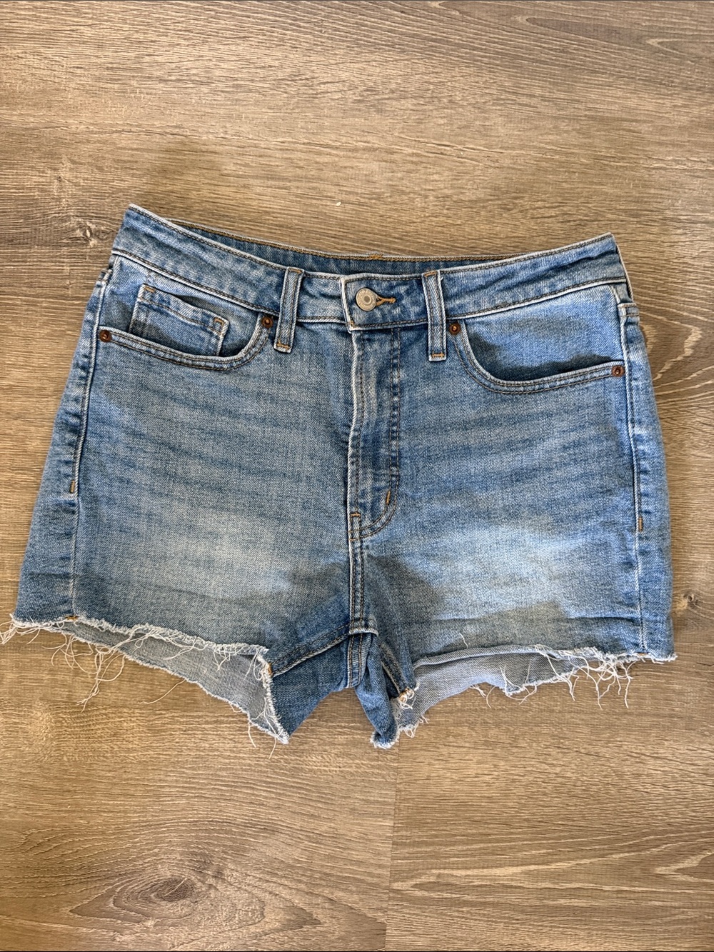 Old Navy Light Blue Denim Cutoff Shorts